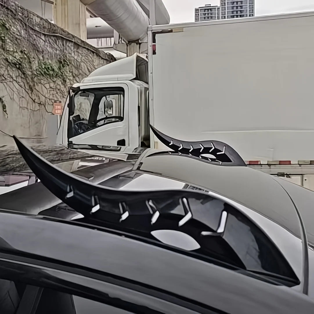 3D Dragon Horn Car Roof Decal – No-Drill Universal Decor