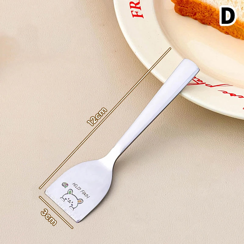 Stainless Steel Butter Spreader Knives Sandwich Cutter Cream Cheese Jam Scraper Kitchen Tools for Spreadable Butters Oasis Select D