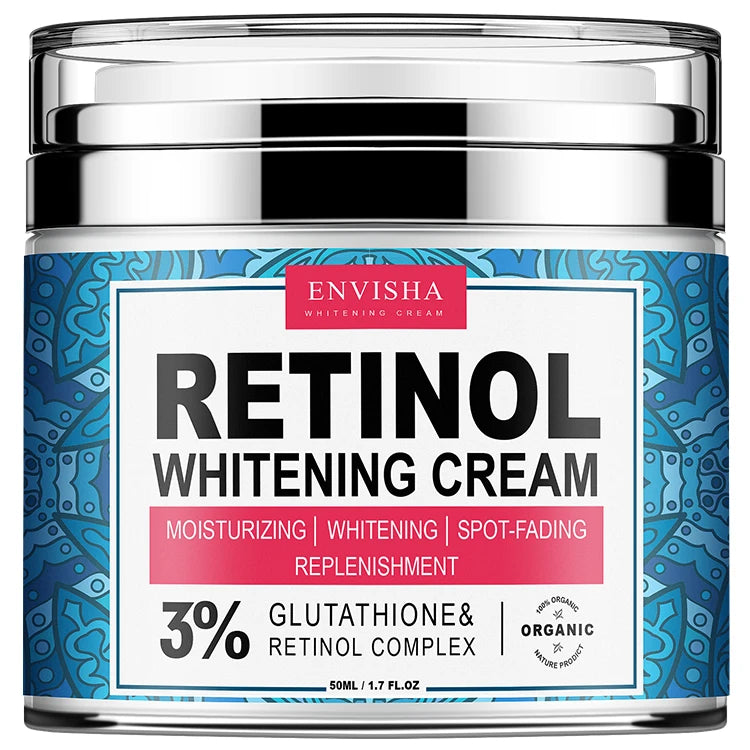 ENVISHA Face Cream – Collagen, Hyaluronic Acid & Retinol 50ml Face Moisturizer Cream Oasis Select Retinol Whitening