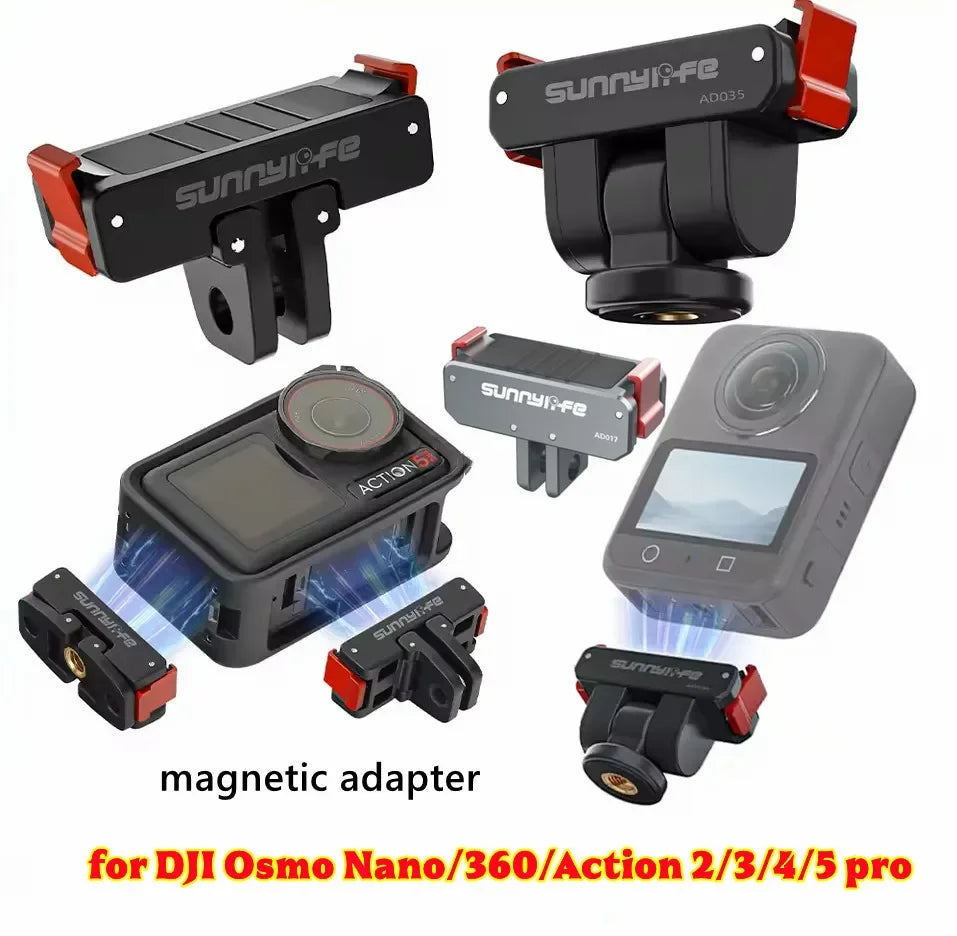 Sunnylife Magnetic Quick Release Adapter – DJI Osmo & Action