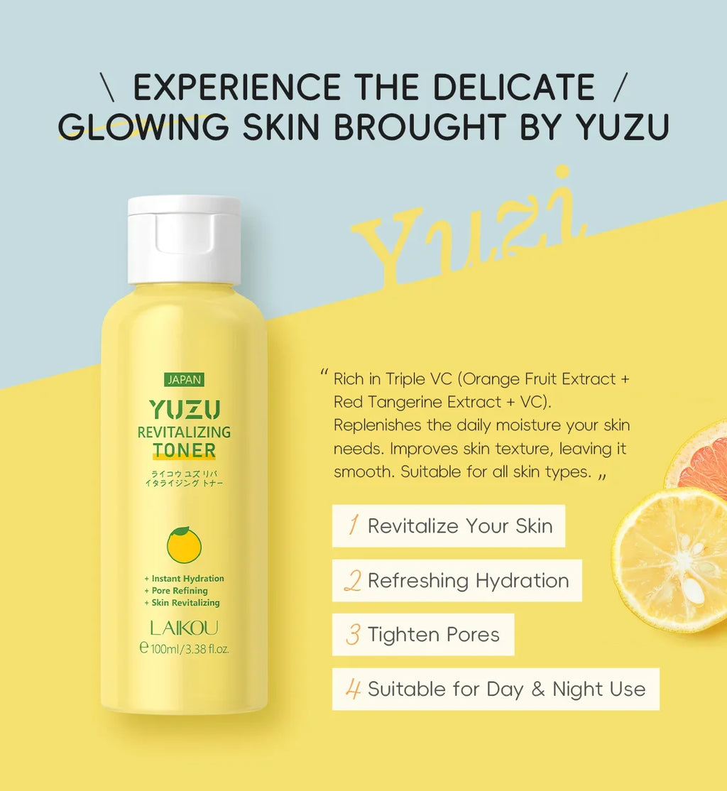 LAIKOU 100ML Sakura Face Toner Brightening Hydrating Oil Control Lightweight Serum‑Like Skin Care For All Skin Types Oasis Select
