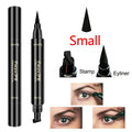1 Pcs Black Wings Stamp Liquid Eyeliner, Easy Cat Eye Template Makeup Tool Anti-smudge, Vamp Wing, Lasting Waterproof Anti-sweat Oasis Select Small Full Size
