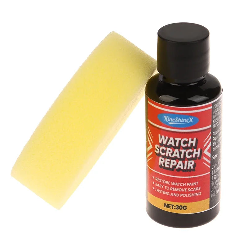 Quick Scratch Repair Polish Cream With Sponge Multi-Surface Restorer For Watches Jewelry Stainless Steel Metal Oxidation Remover Oasis Select