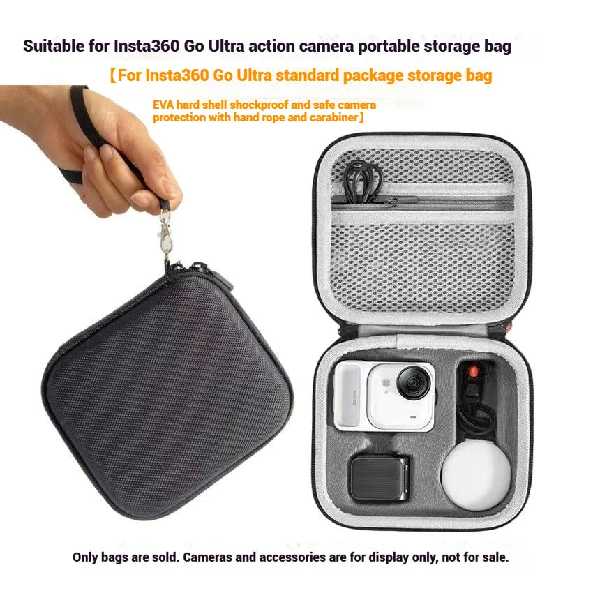 Insta360 GO Ultra Carrying Case | Portable PU Storage Bag