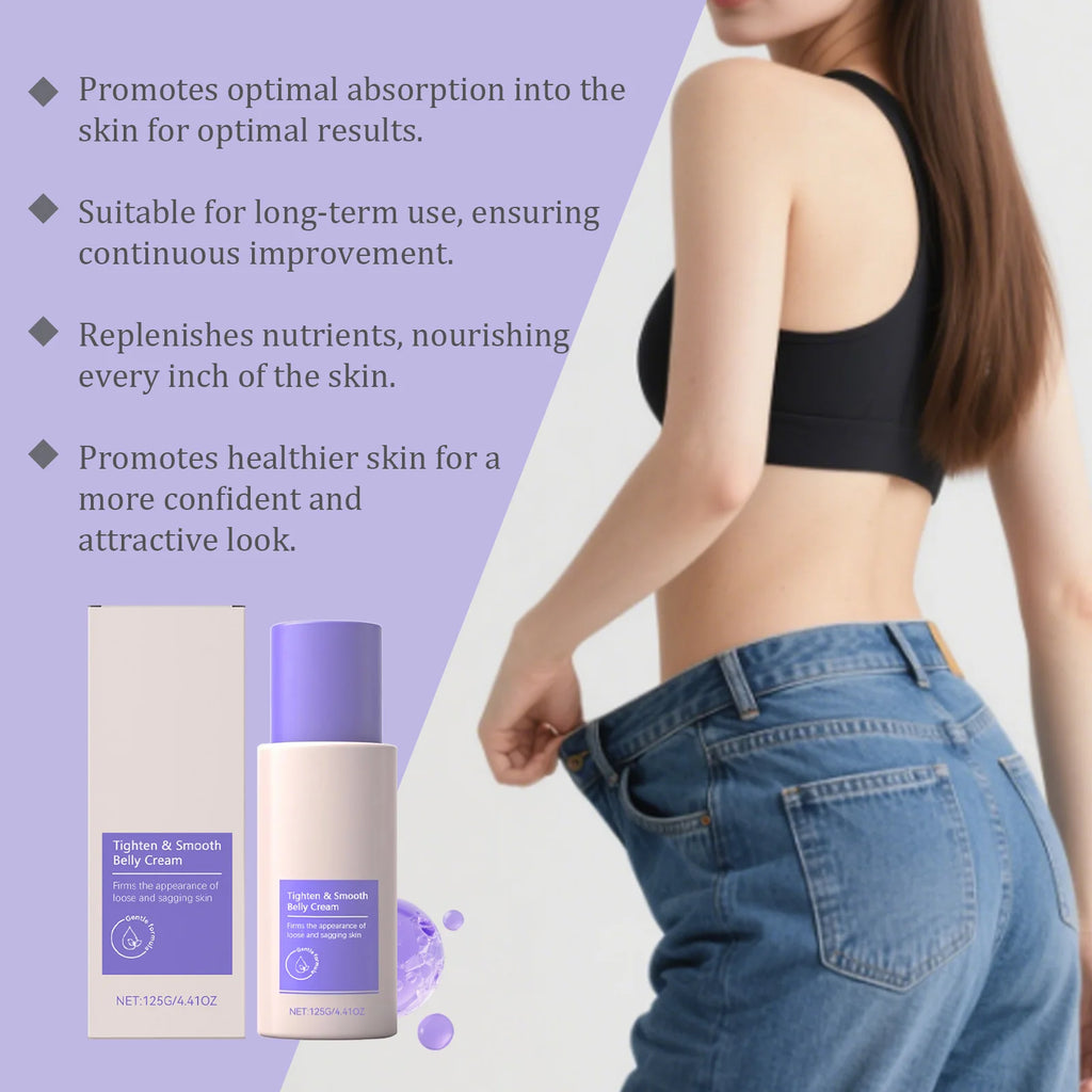 Rose Tighten Smooth Belly Cream Improve Sagging Increase Skin Elasticity Reduce Stretch Marks Relieve Drynes Body Shaping Lotion Oasis Select