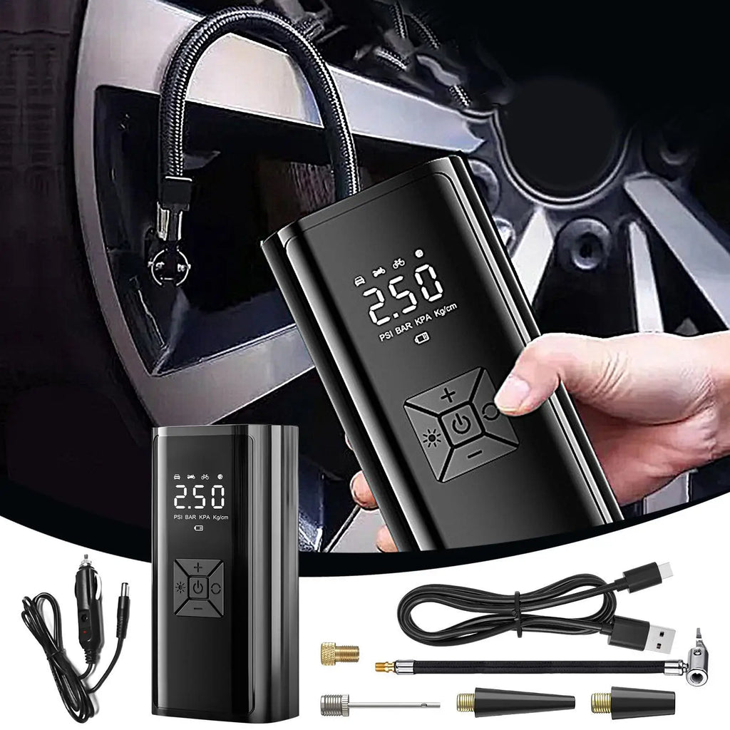 Tire Inflator Portable Tyre Inflation Equipment Smart Air Compressor Pump for Drivers SUVs Sedans RVs Bikes Motorcycles Homes Oasis Select