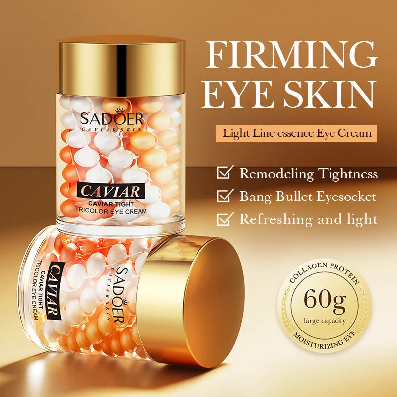 SADOER Caviar Collagen Eye Cream – Firming & Moisturizing 60g