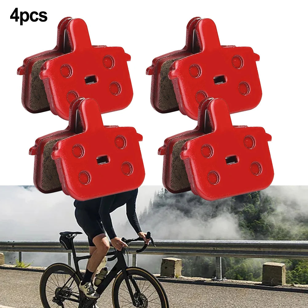 Outdoor Part Bike Pads 4 Pair Disassembled Easy Install Good Compatibility Mountain Bicycle No Noise Quite Braking Oasis Select