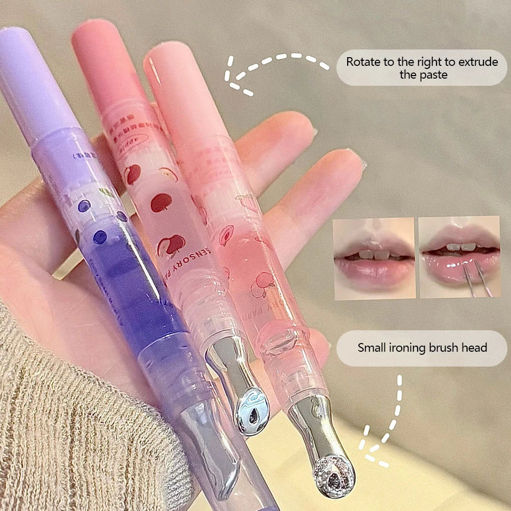 Hydrating Fruit Lip Oil Moisturising Non-sticky Plumping Grape Lip Gloss Honey Transparent Essence Lip Balm Cosmetics Care Oasis Select