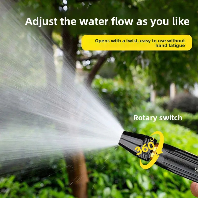 Multi Function High-Pressure Sprinkler Car Wash Flushing Garden Hose Tap Water Booster Adjustable Nozzle Gardening Tool Oasis Select
