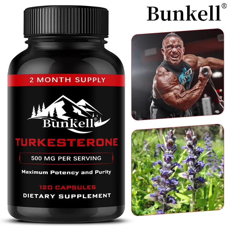 Turkesterone 500mg Capsules – Muscle Growth & Recovery Support Fitness Supplement Oasis Select