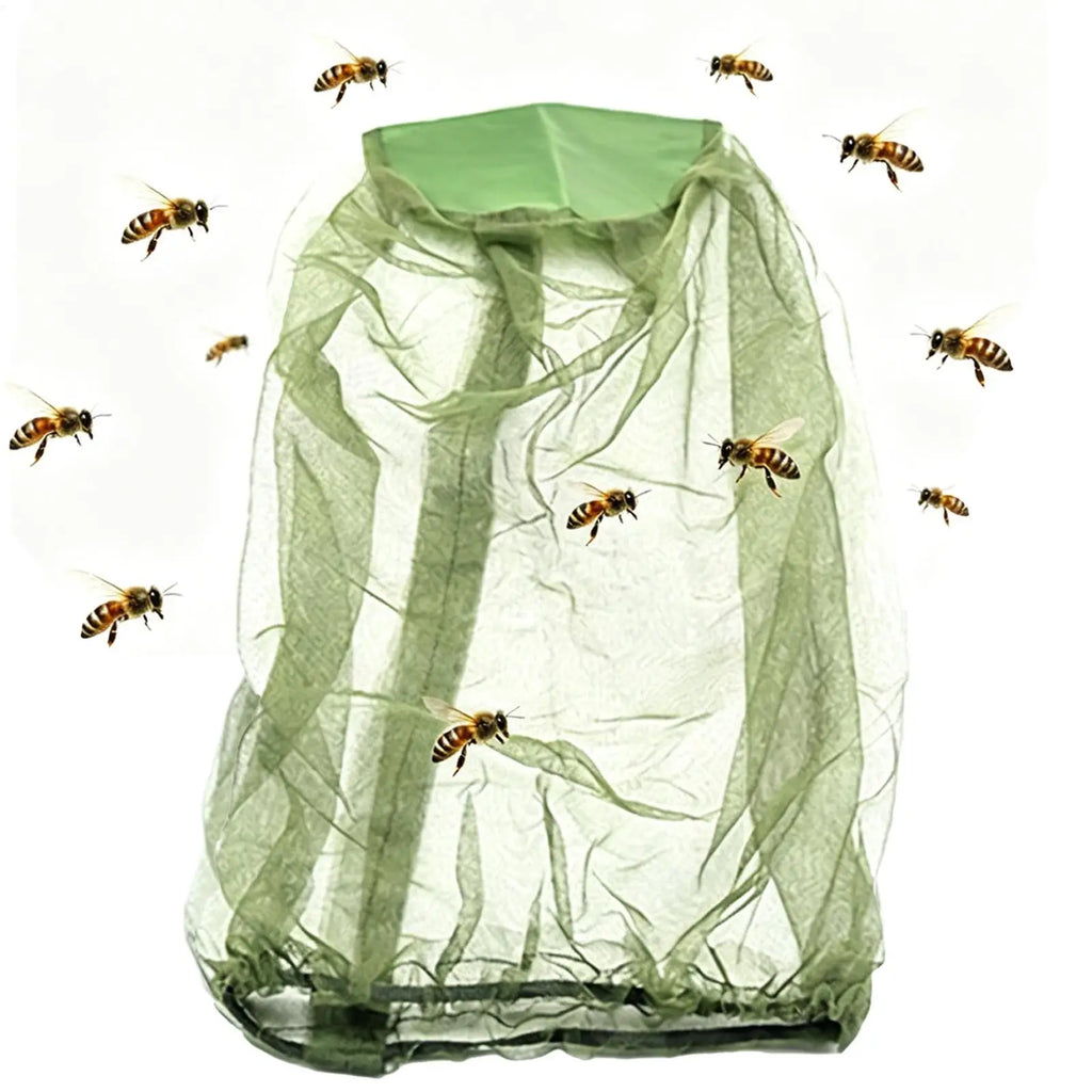 1PC Outdoor Head Face Mask Hat Net Cover Anti-mosquito Cover Mosquito Net Cap Travel Breathable Head Mesh Covers Fishing Caps Oasis Select