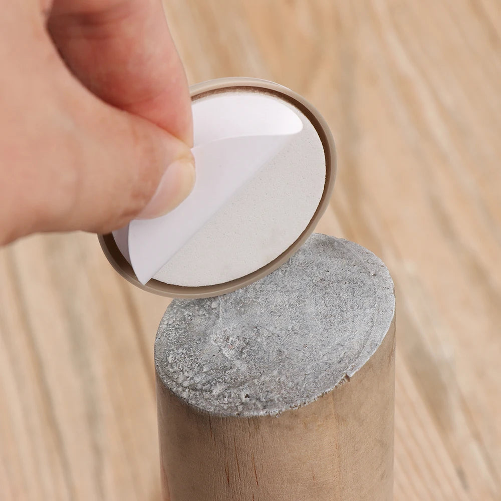 4-Pack Self-Adhesive Furniture Leg Slider Pads – Floor Protector