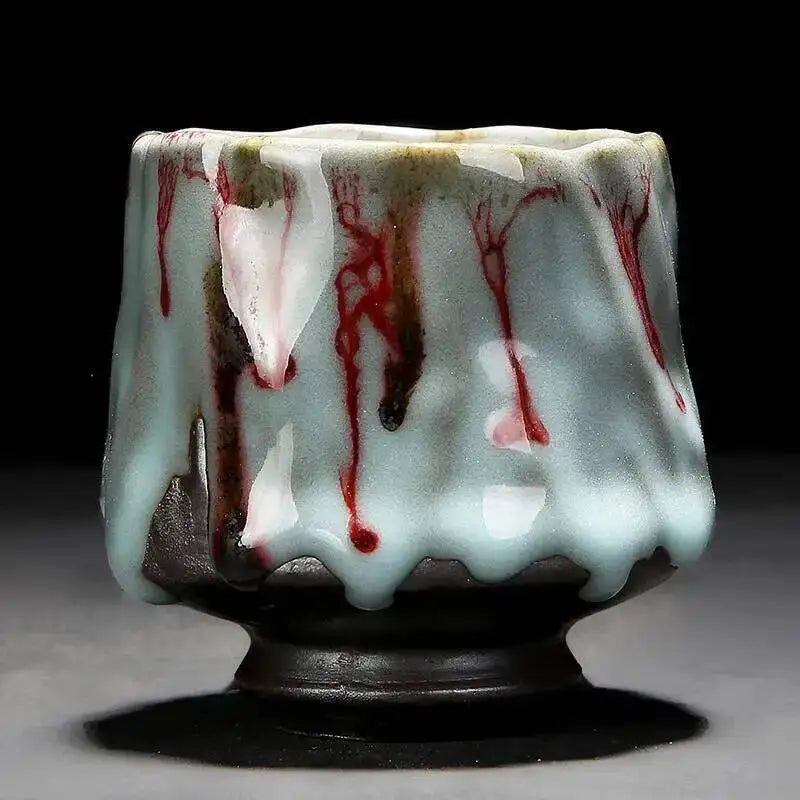 Japanese Coarse Ceramic Coffee Cup Handmade Tea Cup Kungfu Tea Cup Household Water Cup Oasis Select Fanqing Zen Cup