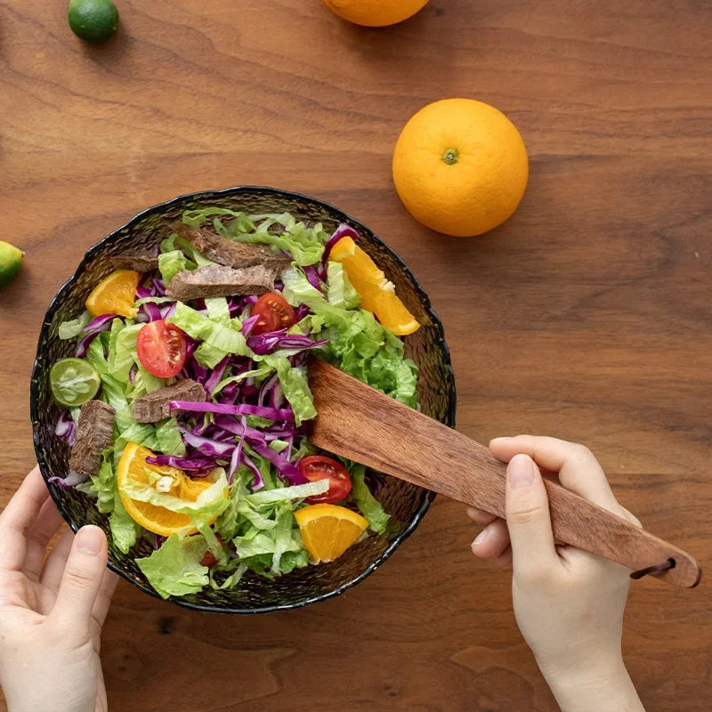 Wooden Spatula Wood Shovel Non-Stick Pan Special Cooking Wooden Spatula Home High Temperature Resistant Shovel Spoon Salad Spoon Oasis Select
