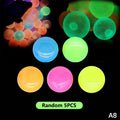 5/10Pcs Glow-in-the-Dark Sticky Ceiling Balls Fidget Toys Stress Relief Sensory Wall & Ceiling Decor Glows Balls Oasis Select A8