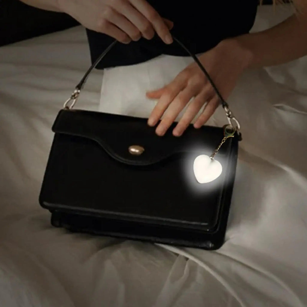 Purse Lights LED Purse Light Touch Activated Romantic Heart-Shaped Lamp No Glare with High Brightness for Traveling Camping Oasis Select