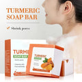 Natural Turmeric Soap Body Cleaning Lightening Dark Underarm Leg Bath Cleansers Brightening Face Soap Tender Skin Care Beauty Oasis Select Default Title
