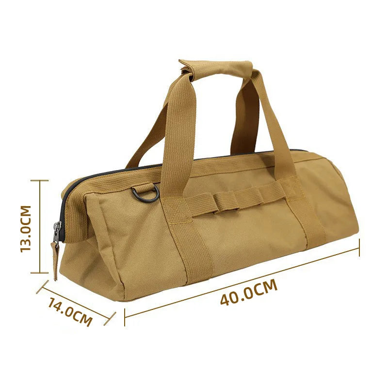 Multifunctional Outdoor Camping Tool Bag Large Capacity Wide Mouth Storage Tool Bag Water Resistant Gear Bag Oasis Select