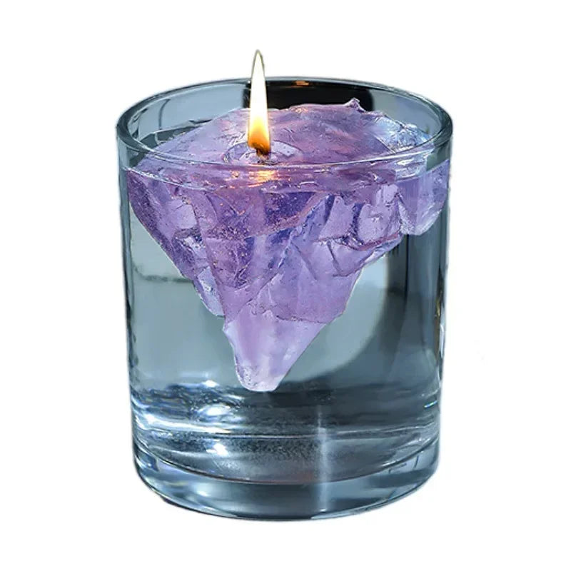 Hand Made Floating Iceberg Candle Home Decoration Floating Mount Fuji Scented Candle Gift Oasis Select