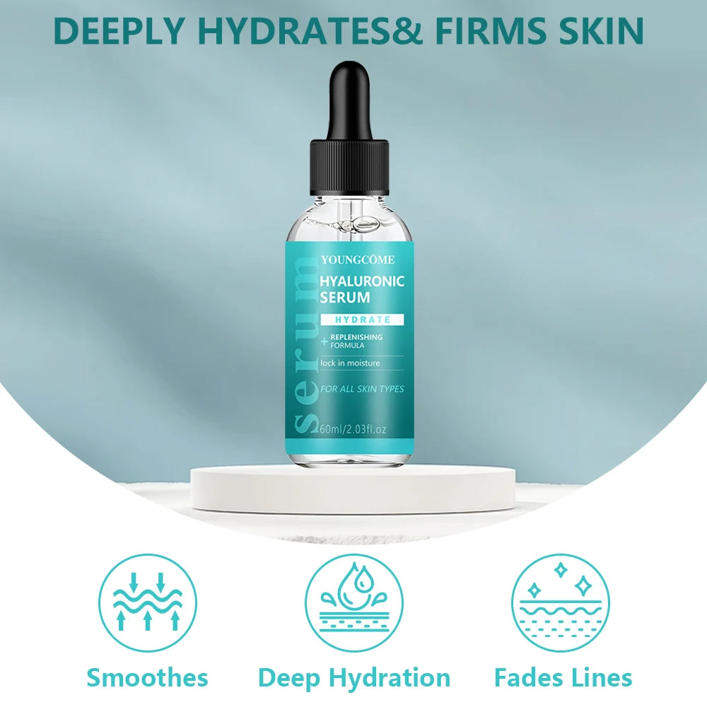 YOUNGCOME Hyaluronic Acid Face Serum – Deep Daily Hydration Hyaluronic Face Serum Oasis Select
