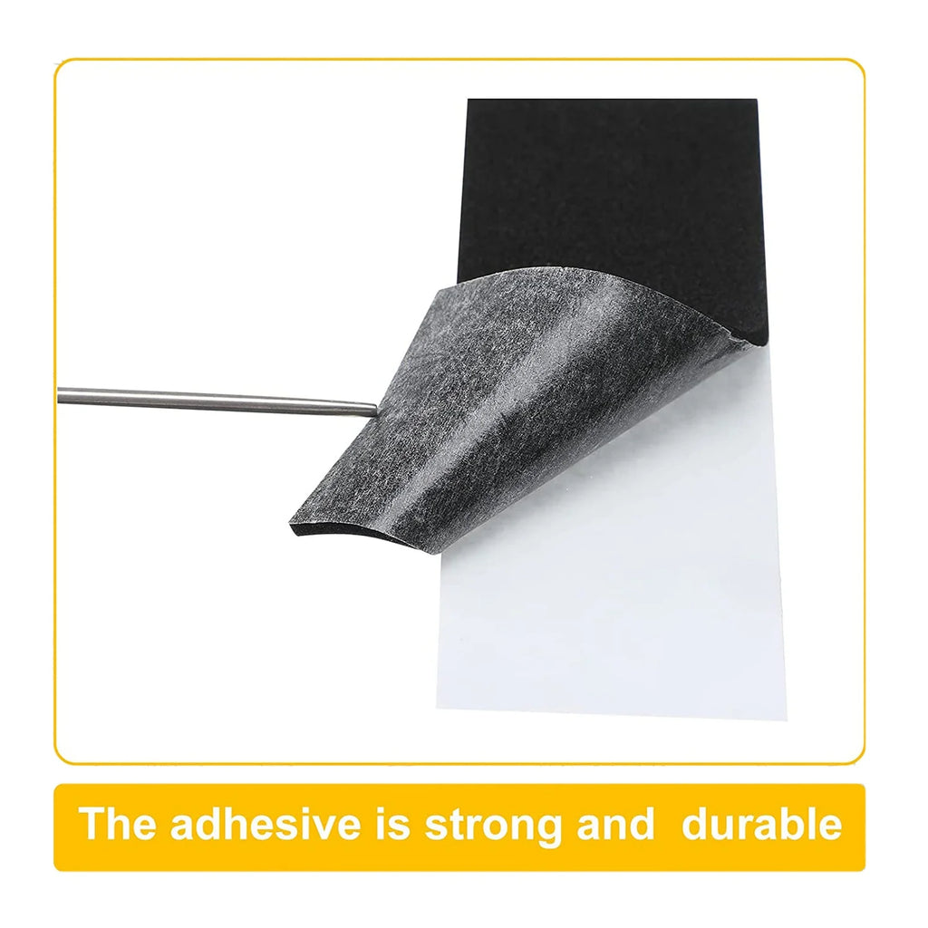 24 Pieces Fingerboard Foam Grip Tape Adhesive Foam Tape Black Non Slip Foam Grip Tape for Mini Fingerboards Oasis Select