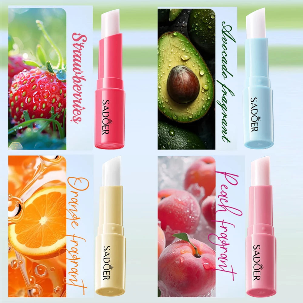 Color Changing Fruit Lip Balm – Heart Core Moisturizing Color Changing Lip Balm Oasis Select