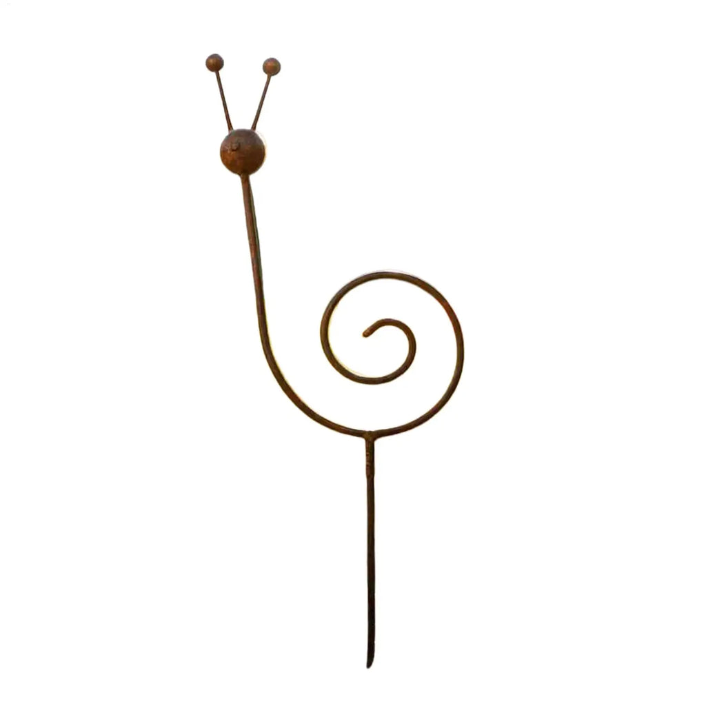 Plant Stakes Snail Shape Flower Climbing Sticks Metal Vintage Decorative Garden Stakes for Vine Patio Lawn Yard Walkway Decor Oasis Select
