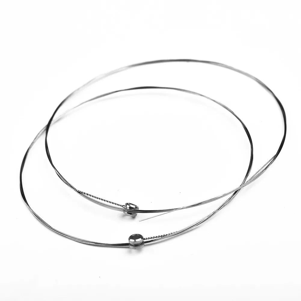 5Pcs Single Guitar Strings Acoustic Guitars Top 1st E Plain Steel Gauges 012 Replacement Musical Instrument Guitar Accessory Oasis Select