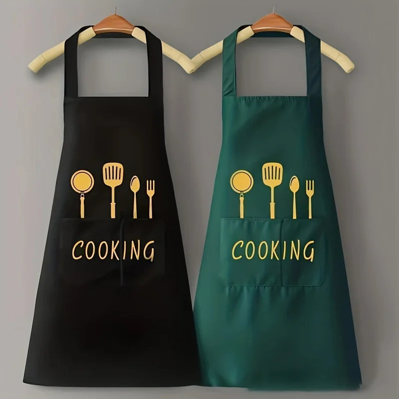 Versatile and Durable PVC Cooking Apron - Adjustable, for Kitchen, Coffee Bar, Restaurant Perfect for Home Cooking Oasis Select
