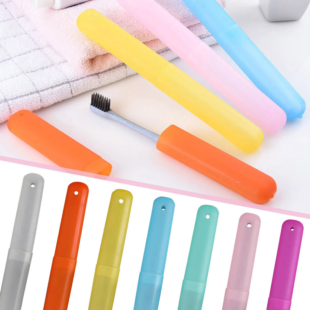 Toothbrush Storage Box Tooth Brush Box Holder Cover Travel Storage Dust-proof Case Portable Portable Travel Toothbrush Case Oasis Select
