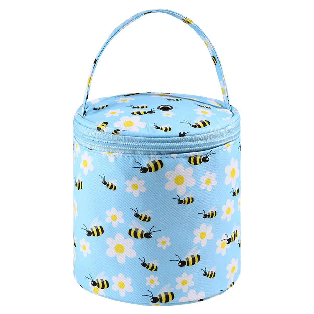 Rose Pattern Oxford Yarn Storage Tote Bag for Knitting & Crochet Yarn Storage Bag Oasis Select Bees france