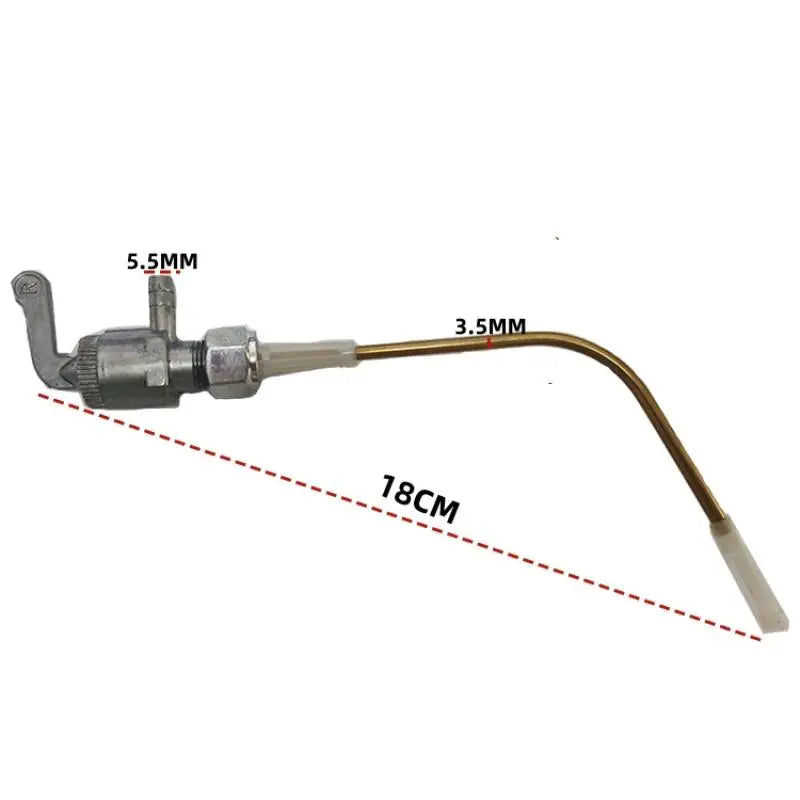 1Pcs Universal Fuel Tap Petcock for Vespa Piaggio Ciao SC PX FL P 50 Boxer DIY Parts Shut Off Tank Switch Oasis Select