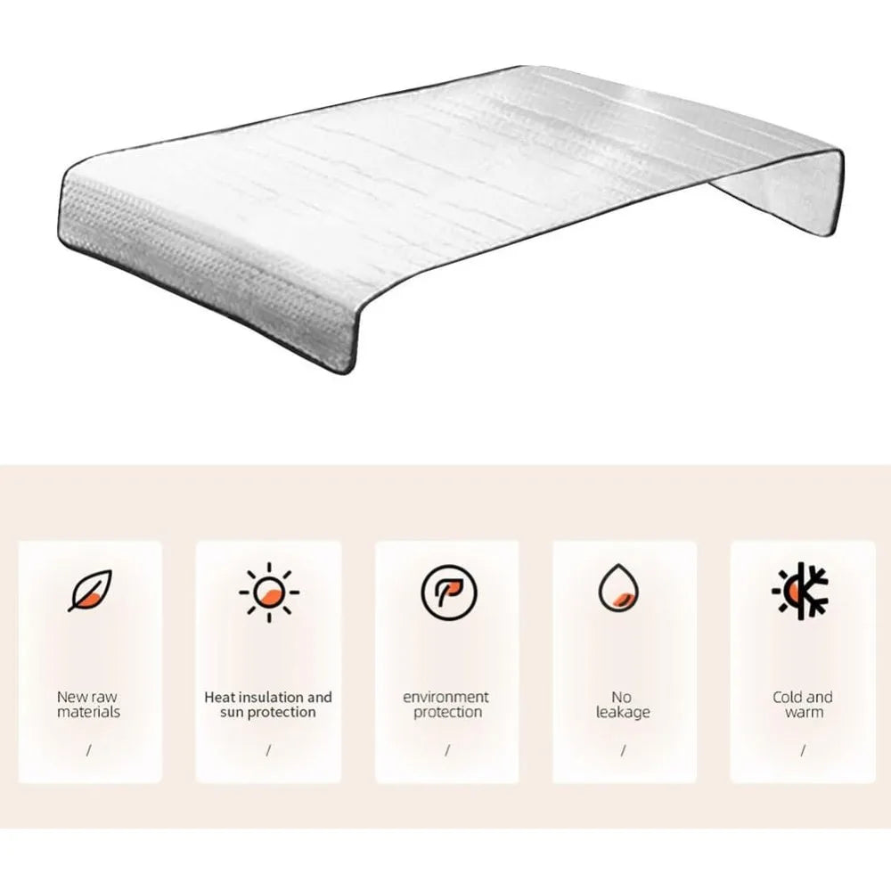 Easy Install All Weather Air Conditioner Cover Outdoor Energy Saving Rainproof Dust Prevent Sun Exposure AC Cleaning Bag Oasis Select