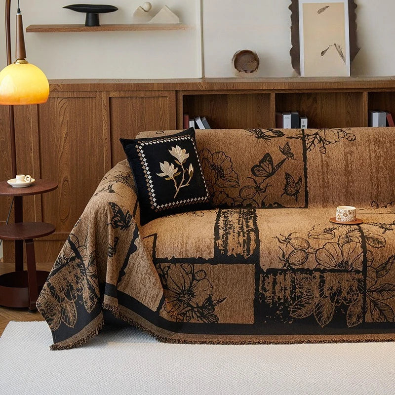 Sofa Towel New Medieval Sofa Cover Four Season Universal Retro Living Room Decoration Home Textile Products Oasis Select 180x130cm A