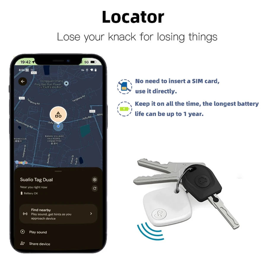 GGBEE Bluetooth Tracker – Works with Find My & Find Hub App Bluetooth Item Tracker Oasis Select