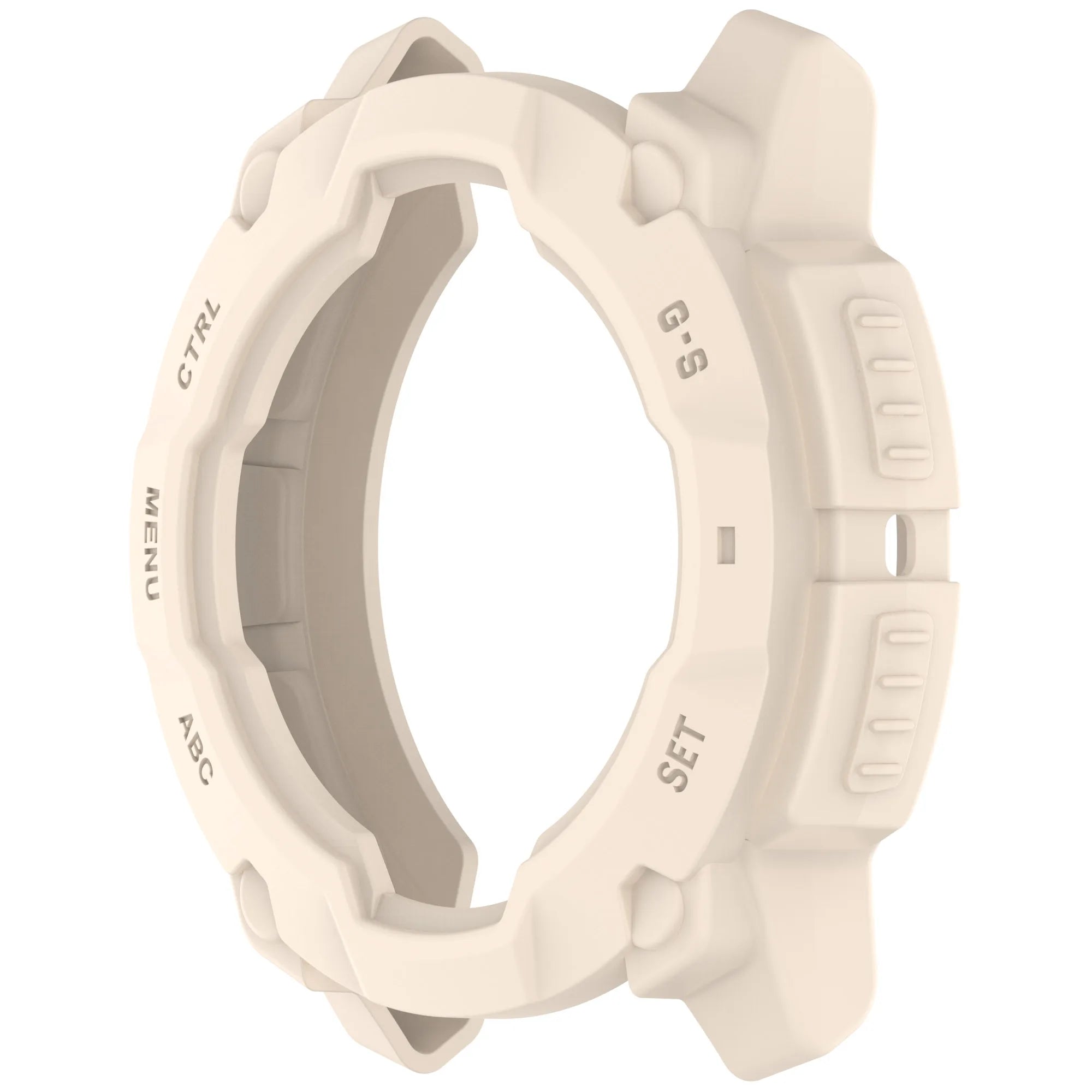 TPU Case for Garmin Instinct 3 45mm 50mm AMOLED Solar Bumper Cover Smartwatch Bumper Case Oasis Select Beige instinct 3 50mm