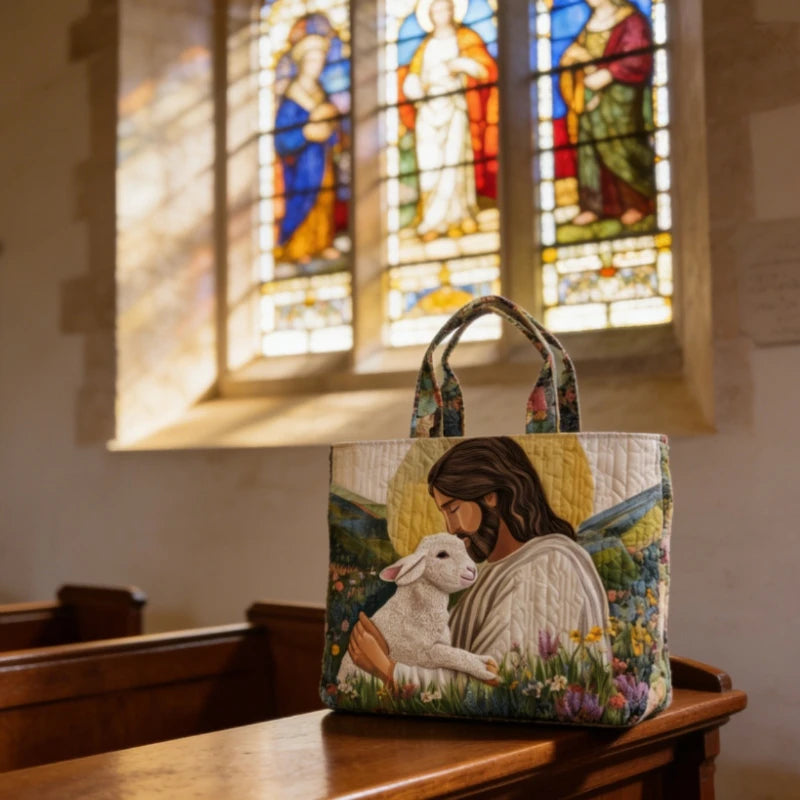 Women's lightweight quilted tote bag, suitable for weekend trips, casual shopping, etc.(Digital Printing) Oasis Select