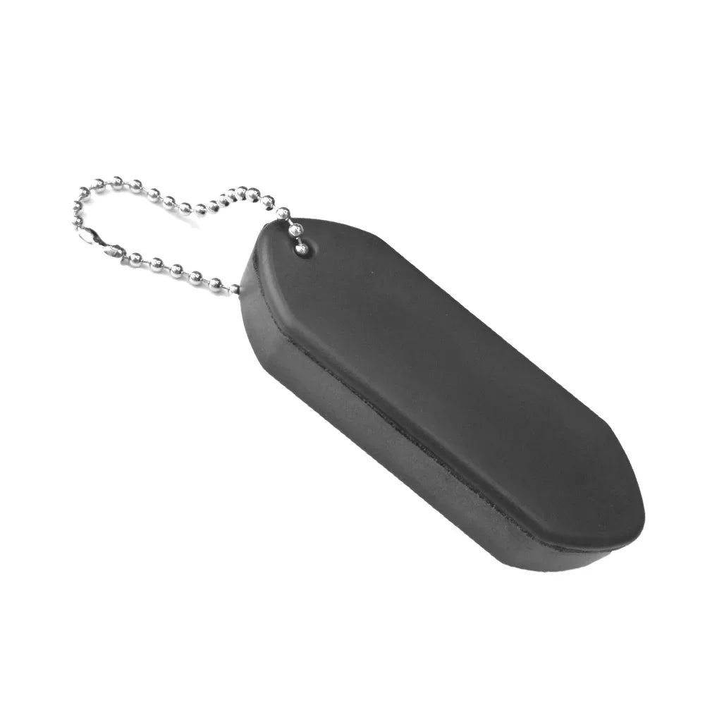 Buoyant Key Ring Tube Float Keychain Floating Key Chain For Fishing Sailing Surfing Kayak Swimming Water Sports Oasis Select Black 1PC