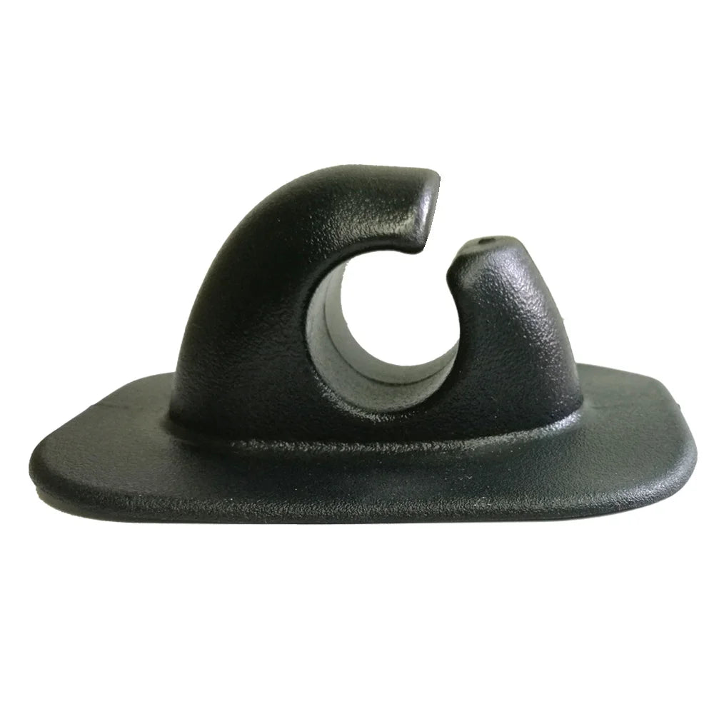 2pc Inflatable Boat Rowing Pole Paddle Clips Holder PVC Mount Patch Dinghy Kayak Canoeing Rafting Round Single Hole Rope Buckle Oasis Select