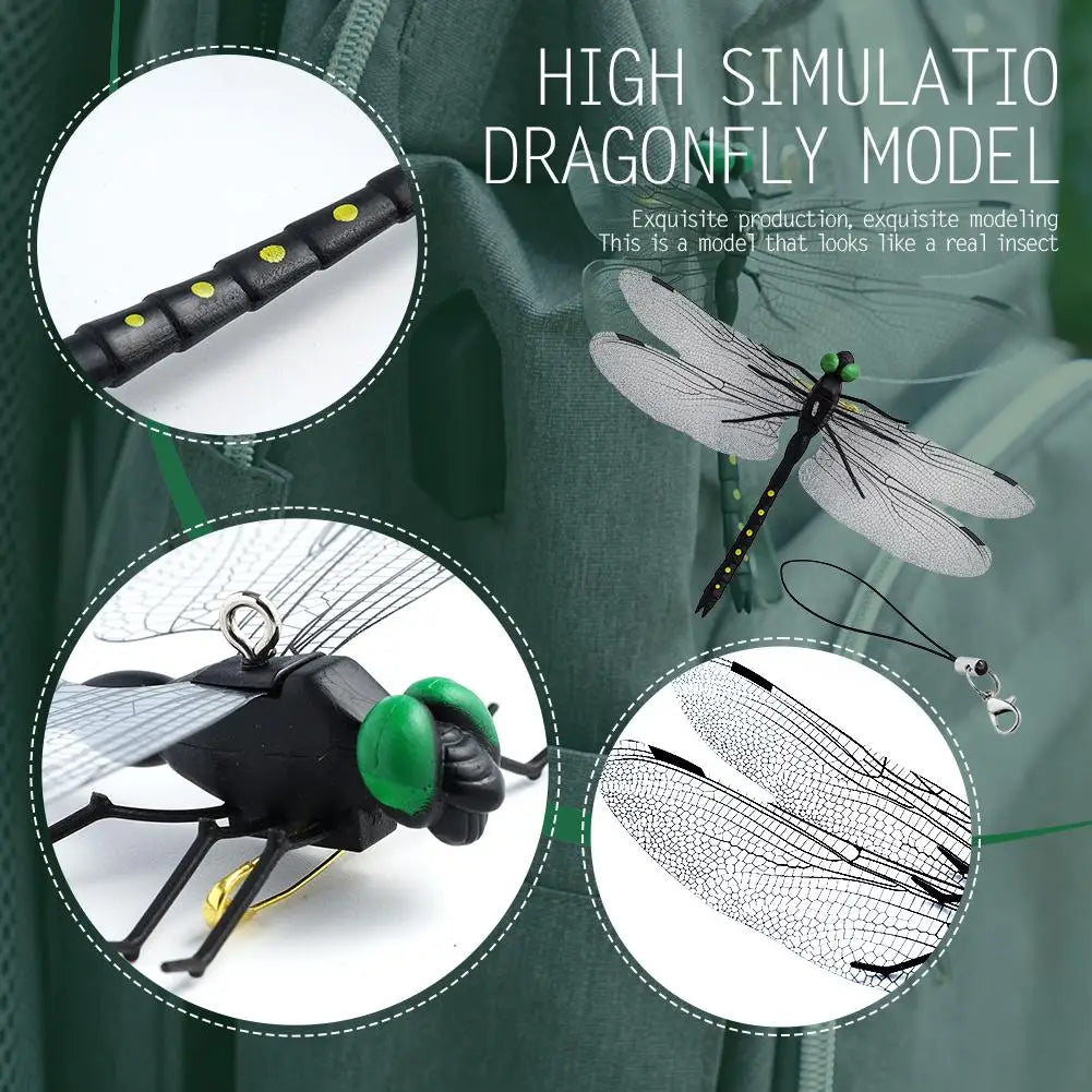 4-20pc Simulation Dragonfly Mosquito Repellent Mini Dragonfly Ornament Simulation Dragonfly Animal Model For Outdoor Garden Farm Oasis Select