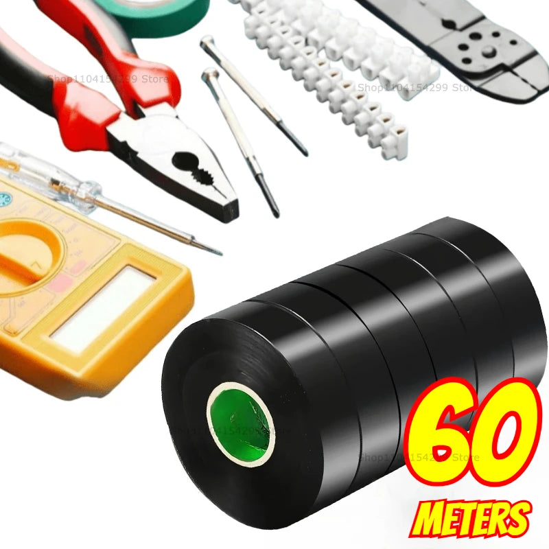 Electrical Tape Electrical Insulating Tape Black Electric Adhesive High-temperature Handlebar Grip Repair Bar Finishing Tape Oasis Select