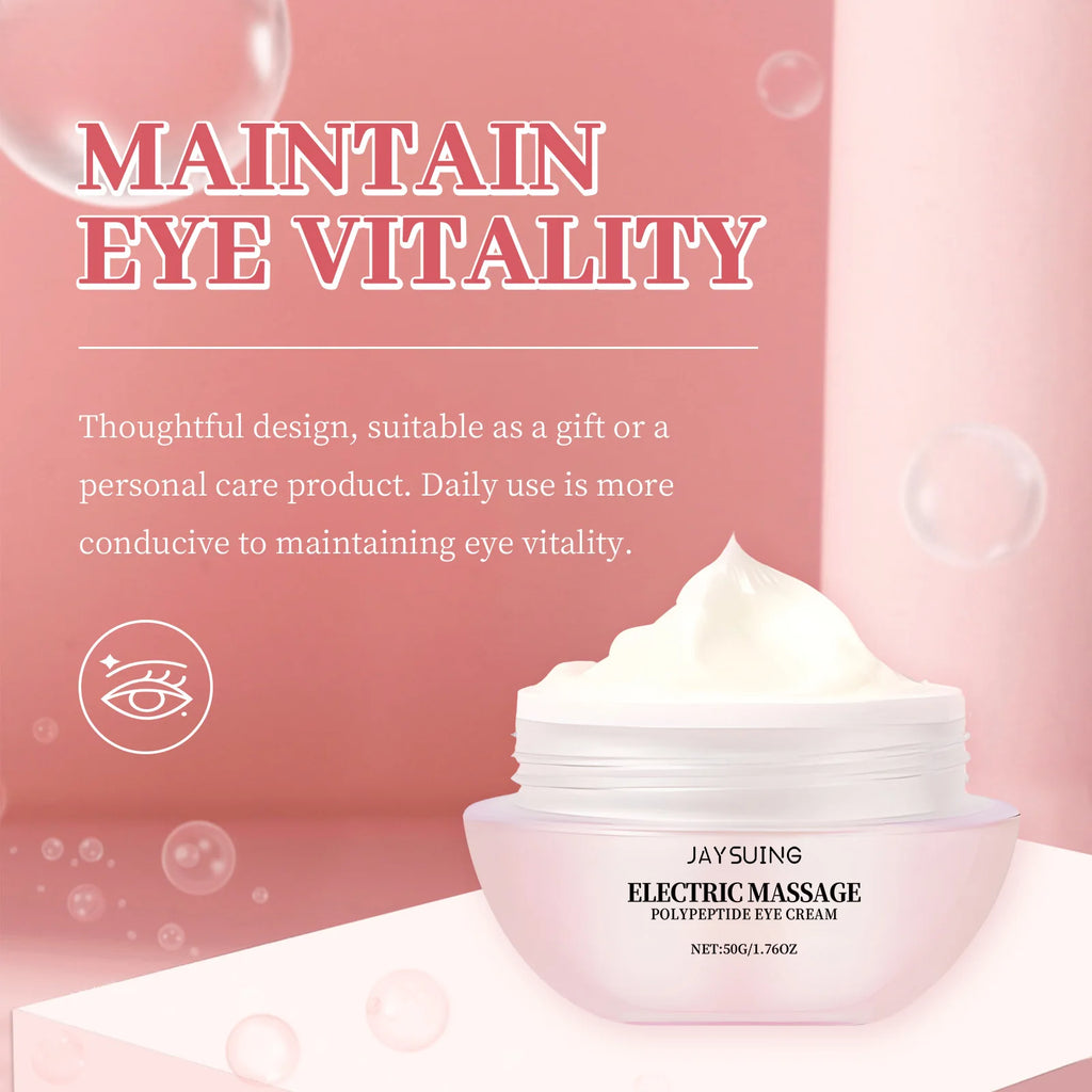 Electric Cooling Eye Massage Cream - Anti-Wrinkle Firming Gel with Roller Head for Dark Circles, Puffiness & Fine Line Reduction Oasis Select