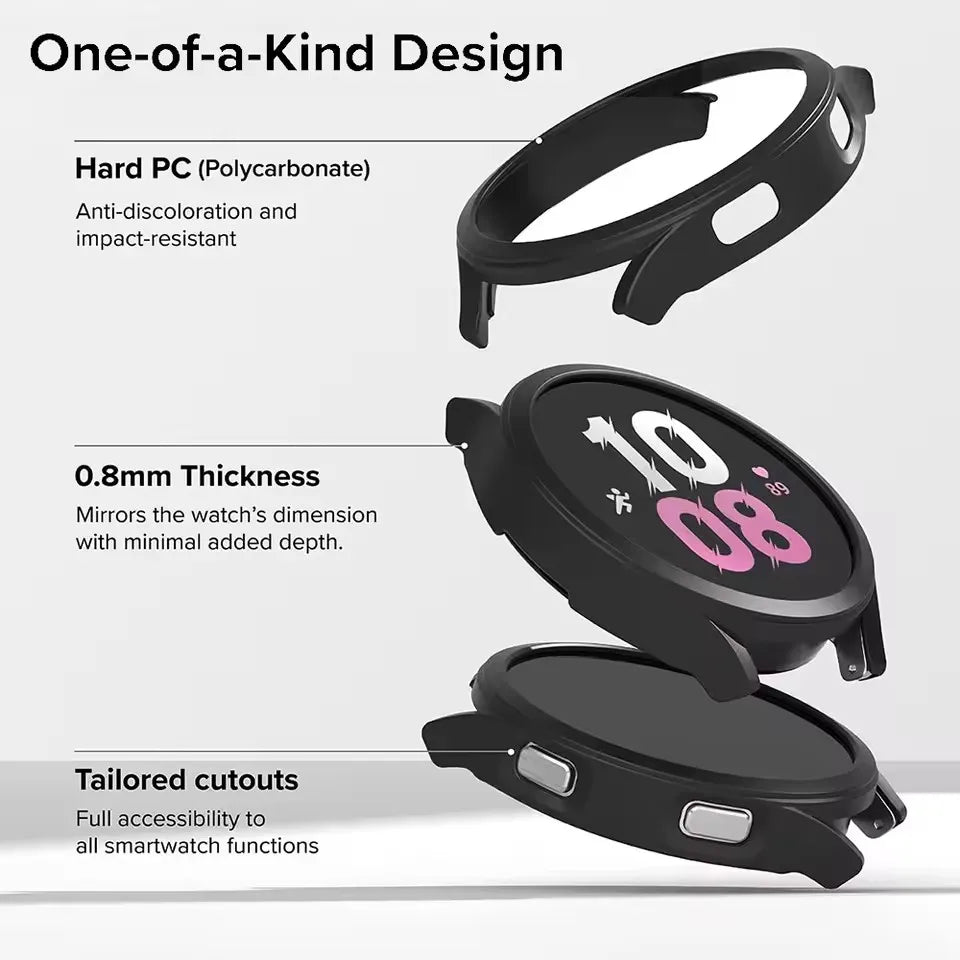 Samsung Galaxy Watch 7 Hard PC Case – 40mm & 44mm Bumper Smartwatch Bumper Case Oasis Select