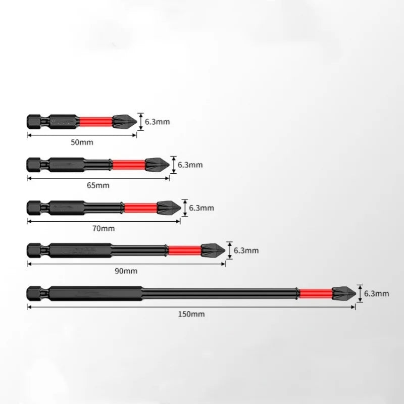 1Pcs Anti Slip And Impact Resistant Tungsten steel Screwdriver Bit Phillips Screwdriver Bit Magnetic Electric Drill Bit Stro Oasis Select