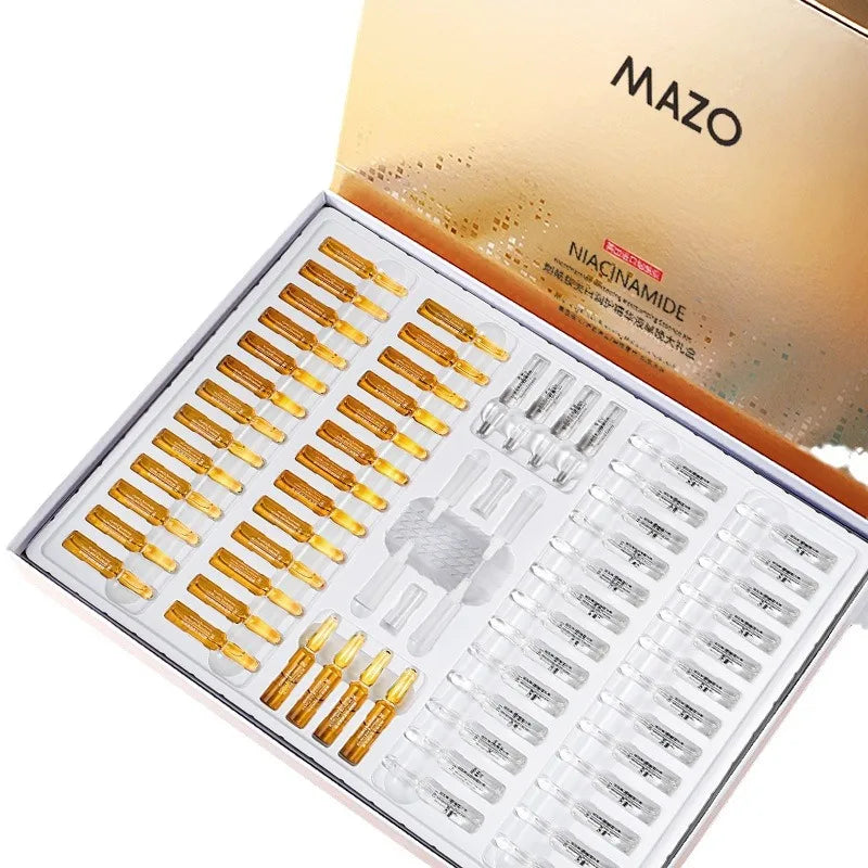 60 Pieces Nicotinamide Essence Set, Hyaluronic Acid Moisturizing Skin Care Serum, Autumn and Winter Beauty Salon Essence Sets Oasis Select Niacinamide