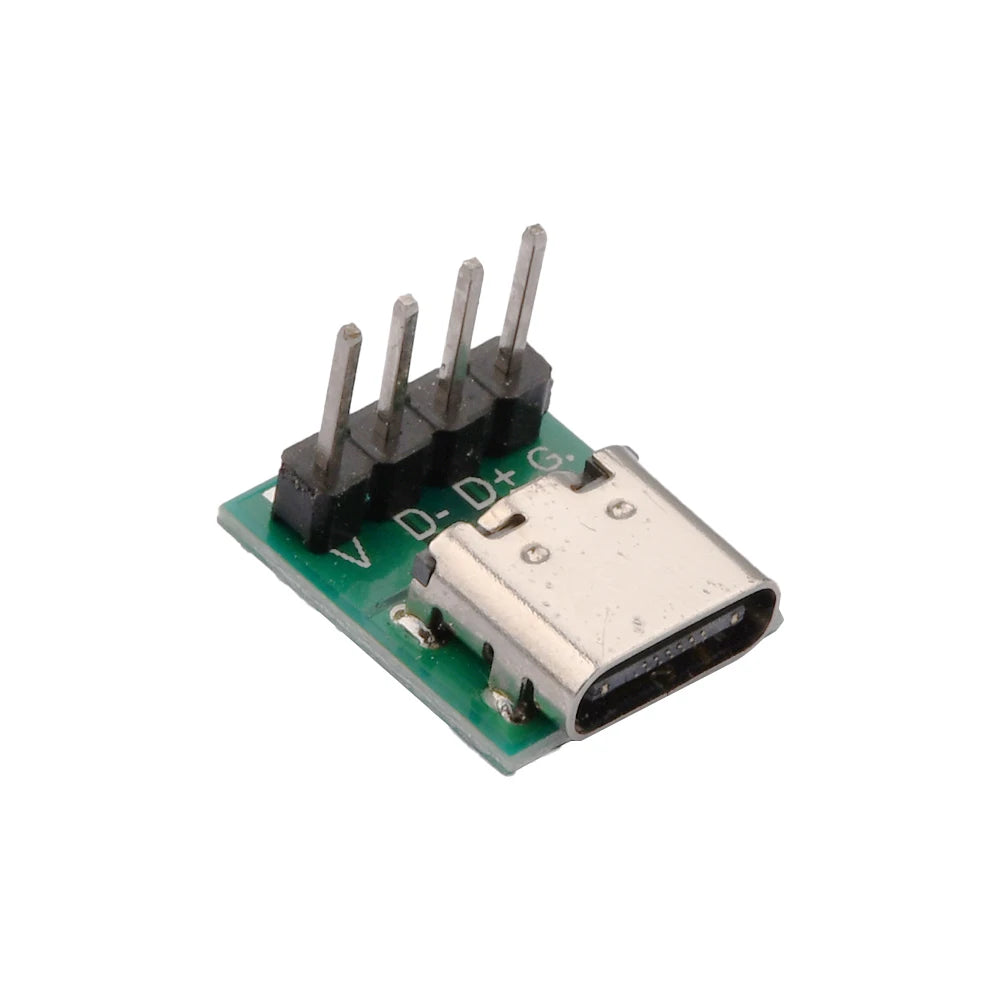 1-10pcs TYPE C USB 3.1 Type C Connector 16 Pin Test PCB Board Plate Adapter Socket For Data Line Wire Cable Transfer Oasis Select Straight Needle 1