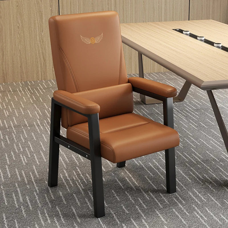 Office chair Computer chair Household comfortable sedentary waist meeting chair Oasis Select Orange