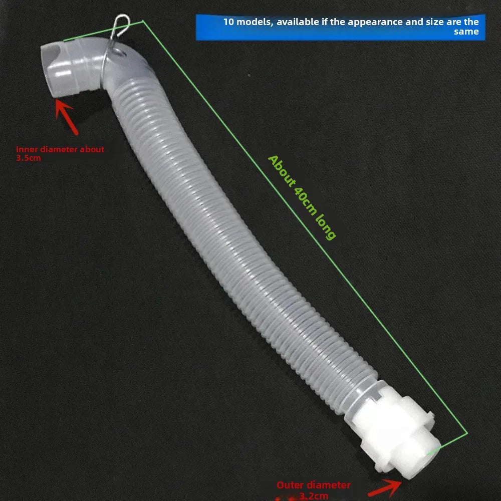 Fireproof Gas Water Heater Stainless Steel 60-150mm Aluminum Strong Universal Exhaust Car Intake Pipe Extension Tube Length Oasis Select