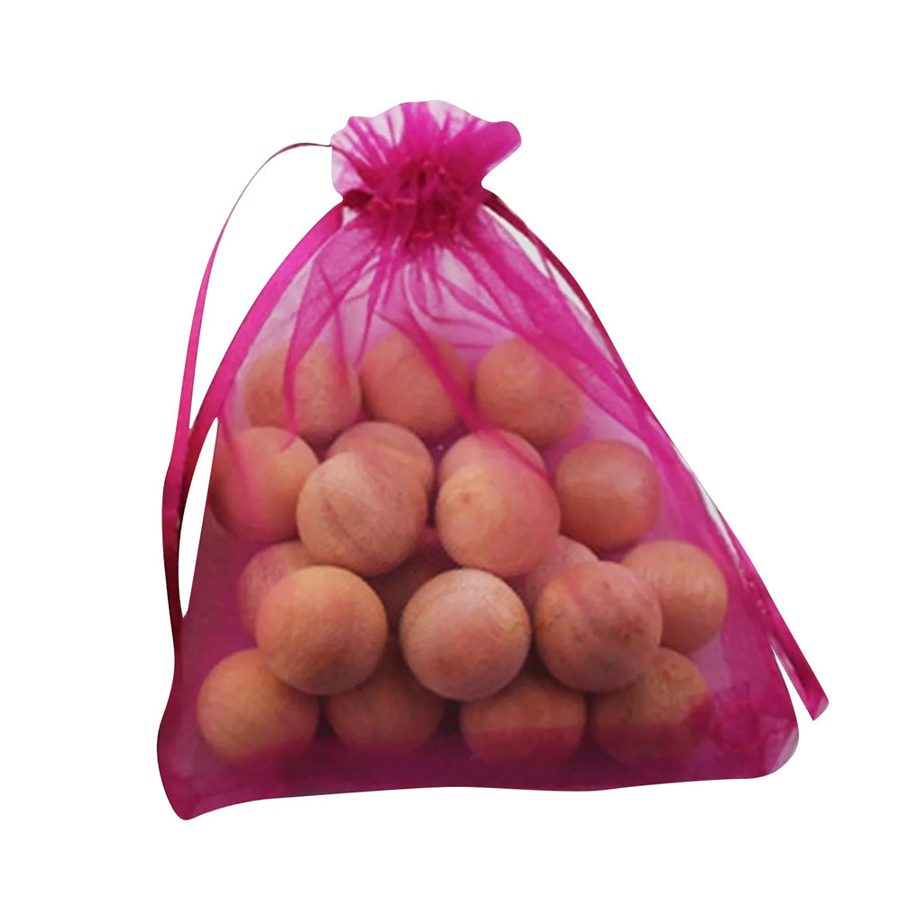 20-Pack Camphor Wood Moth Balls – Natural Pest Repellent Moth Repellent Balls Oasis Select Multicolor